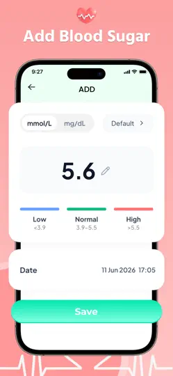 Blood Sugar Tracker-AI Health iPhone Ekran Görüntüsü 3