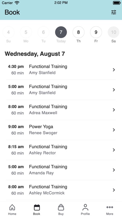 Seaside Fitness Screenshot