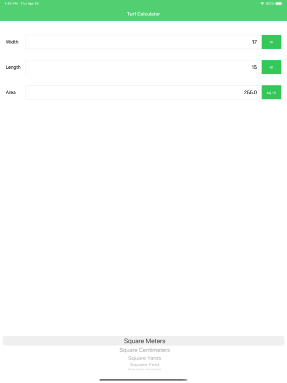 Screenshot #6 pour Turf Calculator Pro