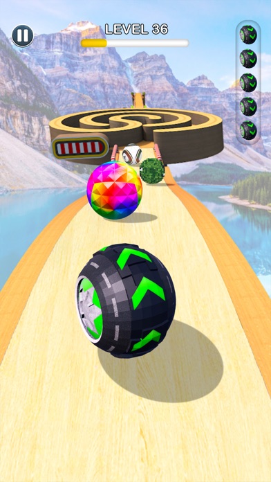 Rolling Ball Sky Escape Screenshot