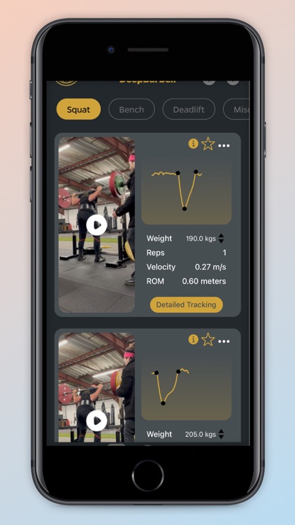 Workout Tracker - Deepbarbell