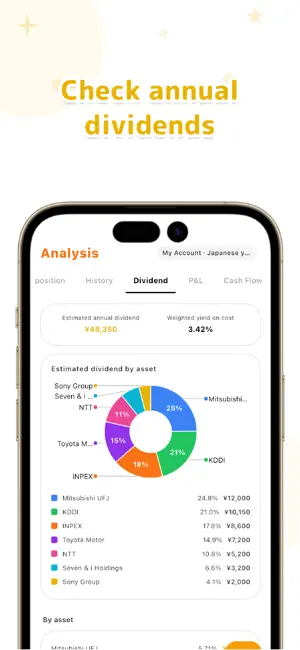 LiteFolio - Stocks & Dividends screenshot 4