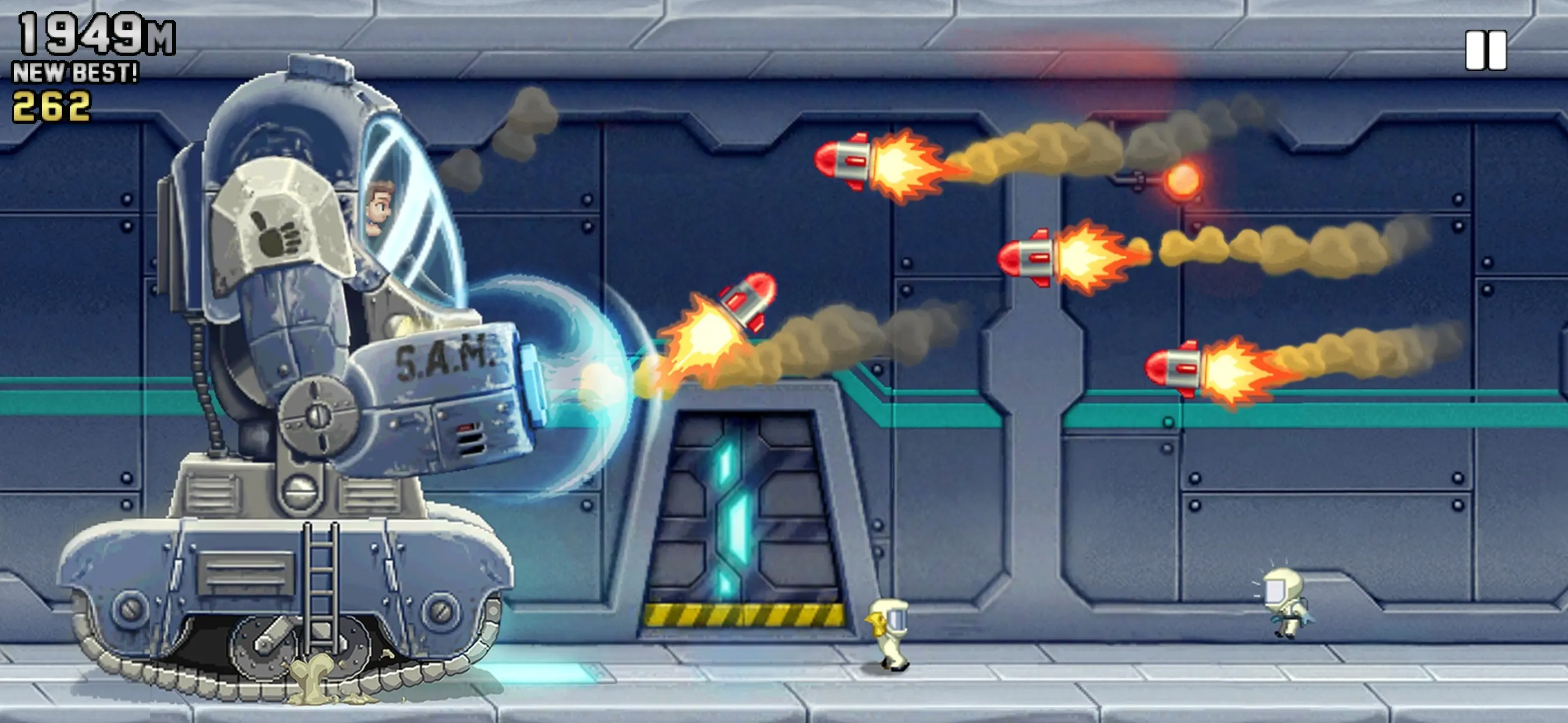 #4. Jetpack Joyride (iOS) Által: Halfbrick Studios