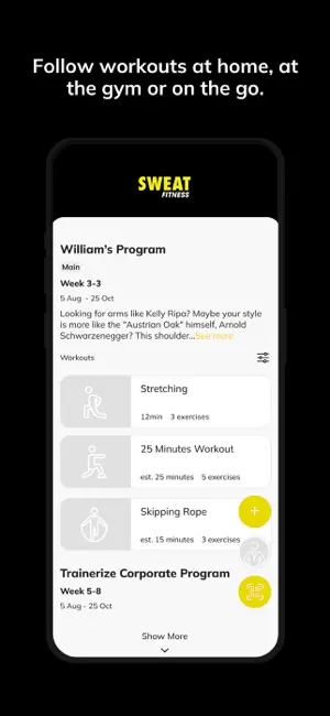 Sweat Fitness screenshot 3