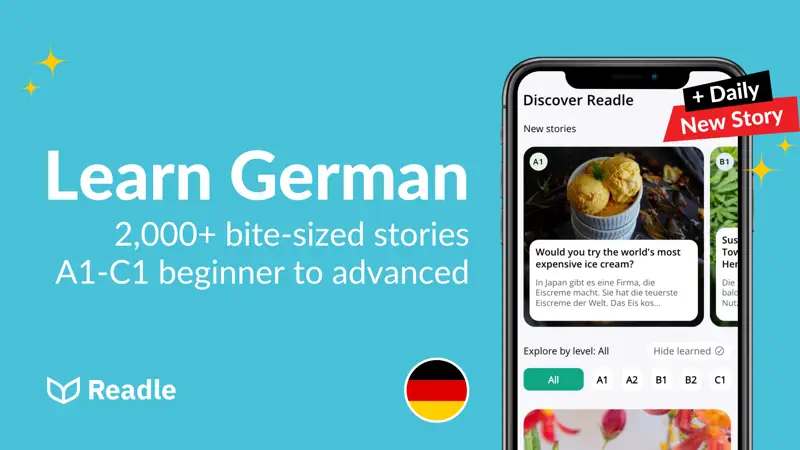 Learn German: News by Readle screenshot 1 of 6