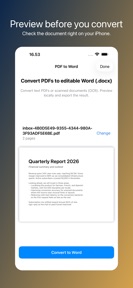 PDF to Word: Converter & OCR screenshot