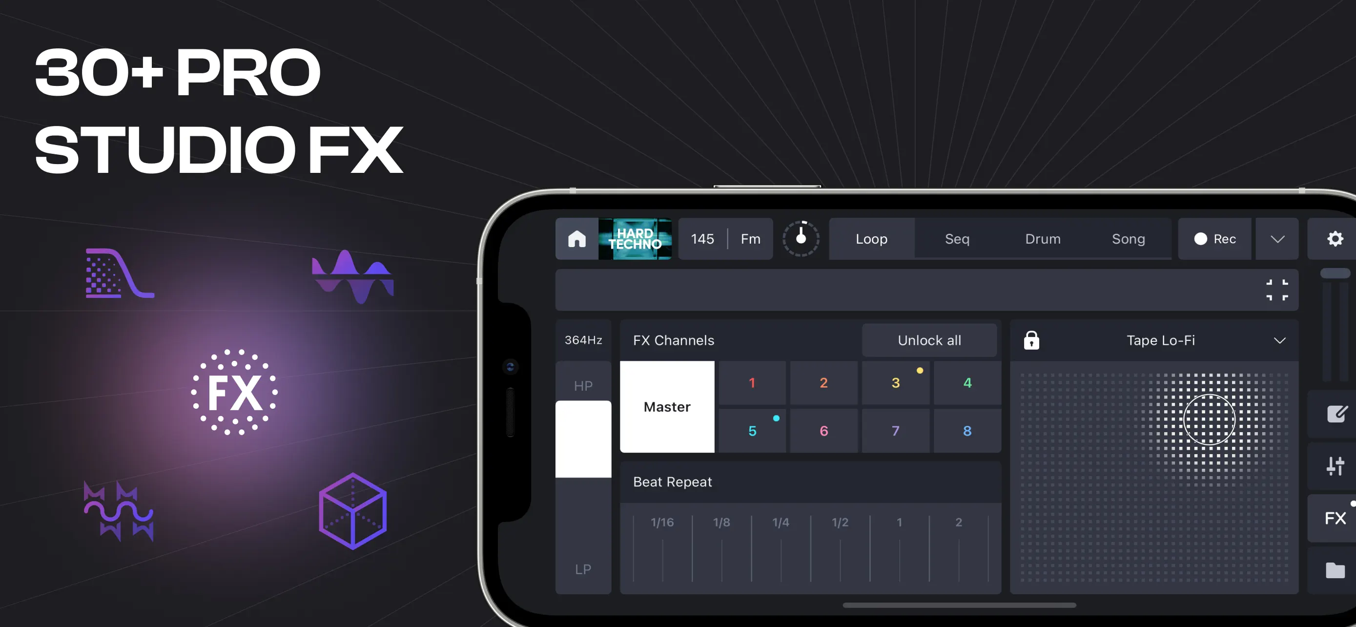 #4. Remixlive - Make Music & Beats (iOS) Ved: MIXVIBES