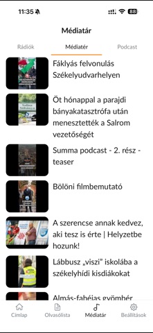 Médiatér iPhone screenshot