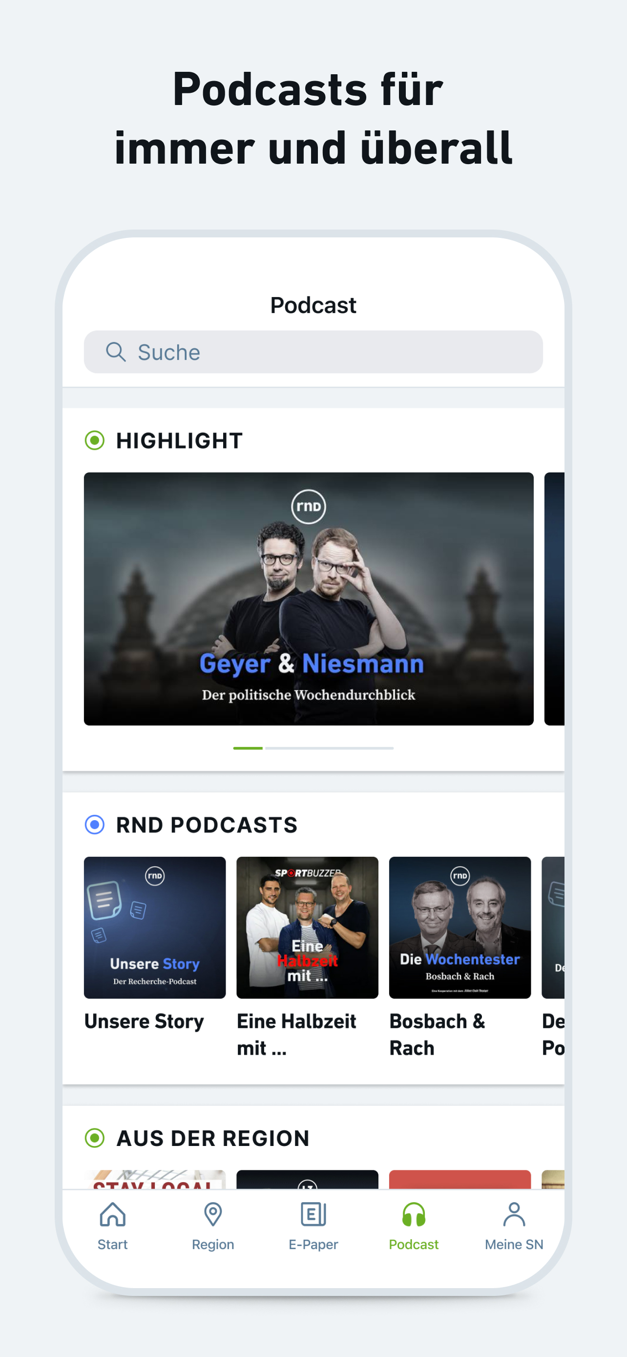 SN - Nachrichten und Podcast screenshot 8