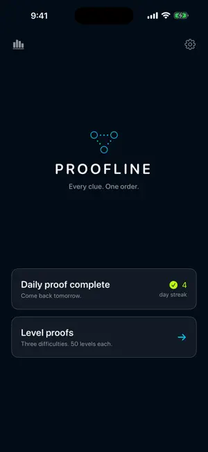 Proofline screenshot 1