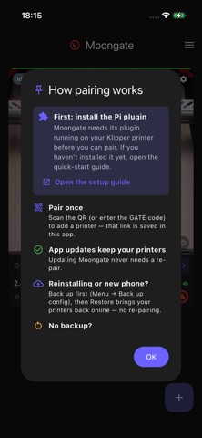 Moongate: Klipper Control Screenshot 4 of 10