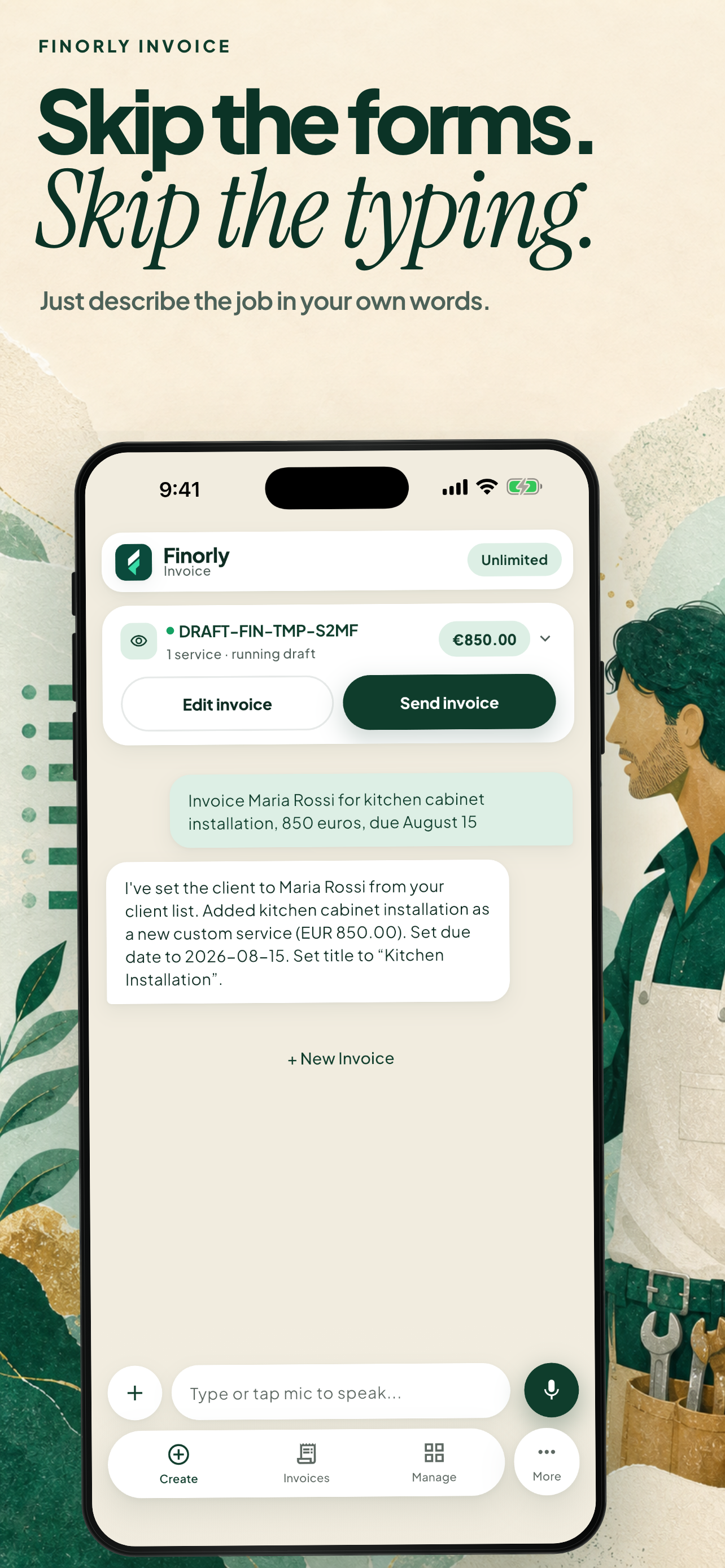 Finorly: Invoice & Estimate screenshot 2