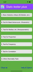 Stats tester plus screenshot #3 for iPhone