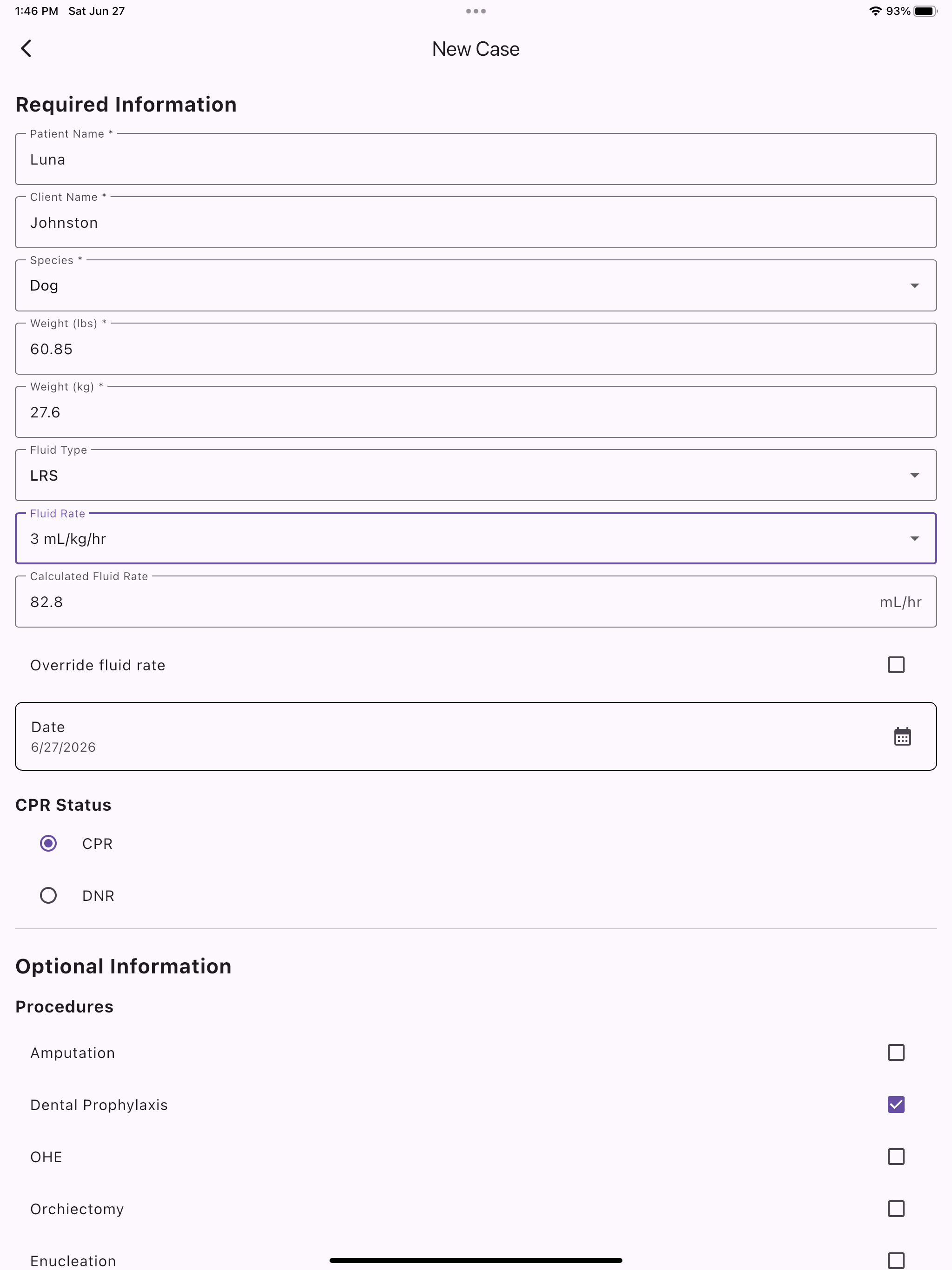 Anescribe Vet screenshot 9