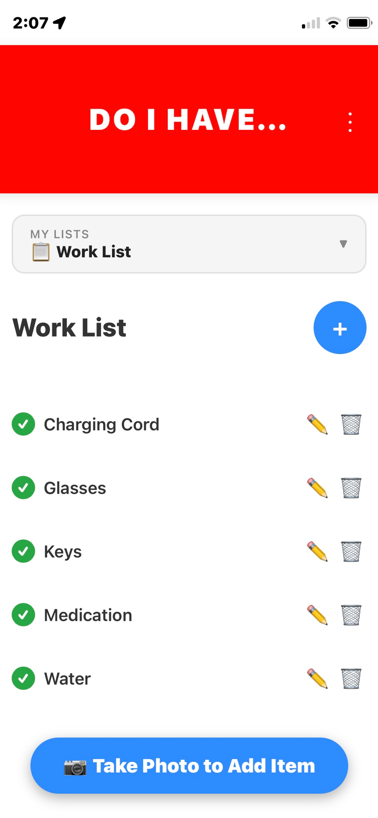 GoodToGo - Never Forget Items
