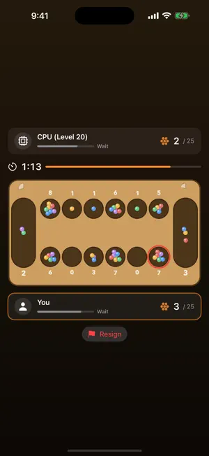 Realtime Mancala: Kalah screenshot 3