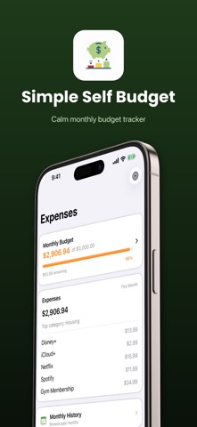 Simple Self Budget Screenshot 1 of 10