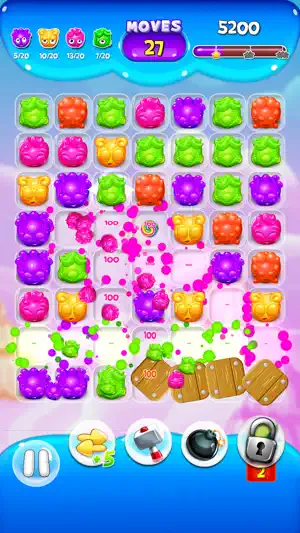 Candy Jelly Monster Crush screenshot 1