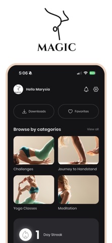 Marysia Do Magic: Yoga Library iPhone screenshot