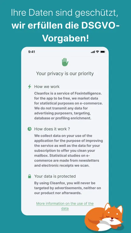 Cleanfox : mail spam löschen screenshot 7 of 7