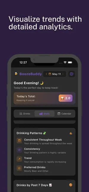 BoozeBuddy – Alcohol Tracker screenshot 3