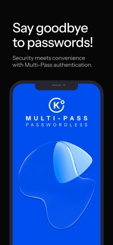 KZero Passwordless iPhone screenshot