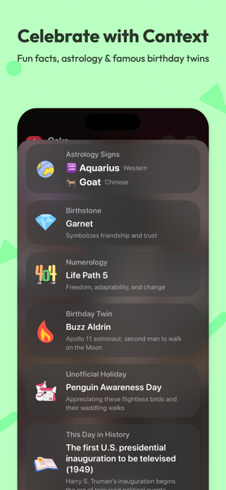 Cake: Birthday Reminders Screenshot 3 of 7