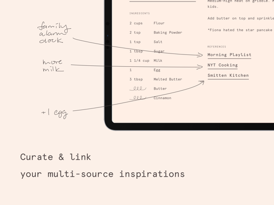 Mise: A minimalist recipe box iPad screenshot 5 - Food & Drink app