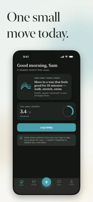 Verta Spondylitis Tracker screenshot 1