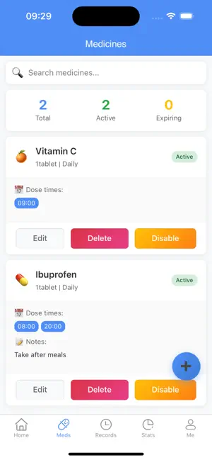 Med Keeper Pill Reminder Log screenshot 2