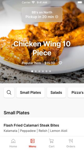 BB's on North iPhone screenshot 2 - Food & Drink app