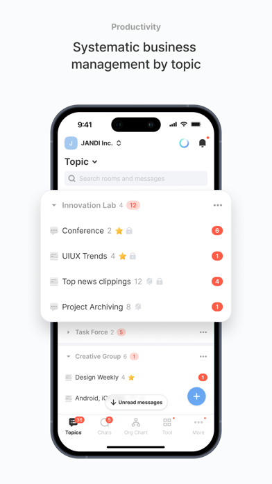 JANDI: Team Collaboration Tool Screenshot