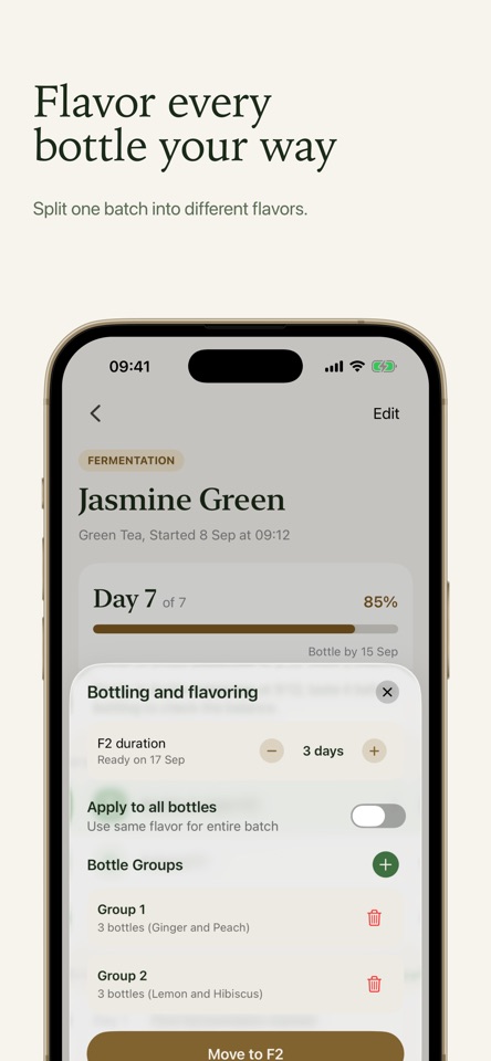 Fermenta: Kombucha Tracker screenshot 5