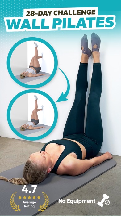 Wall Pilates 28-Day Challenge Screenshot