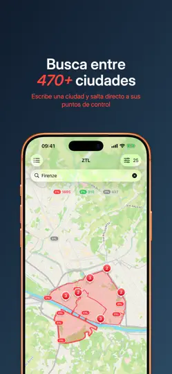 Captura de pantalla de ZTL en iPhone 6