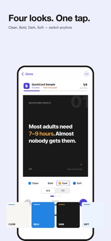 QuickCard: AI Carousel Maker Screenshot 2 of 6