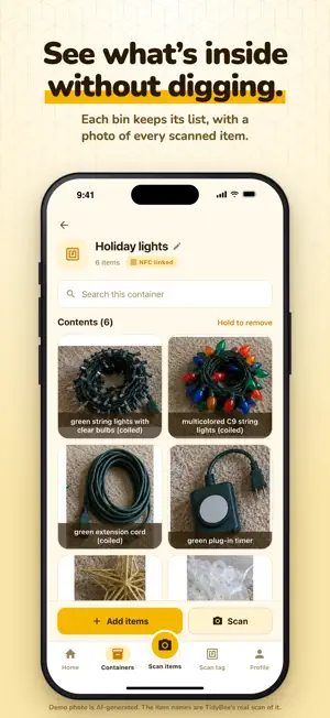 TidyBee: Storage Bin Organizer screenshot 4