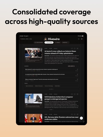 Hivewire News ipad screenshot 4