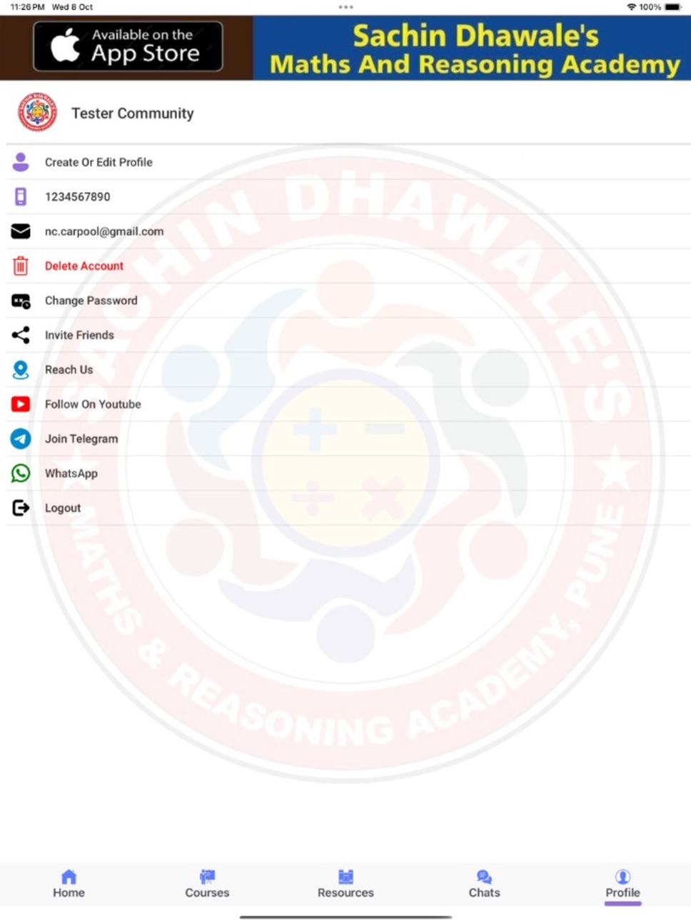 iPad screenshot