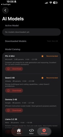 Love2D Launcher: Lua Game IDE Screenshot 2 of 7