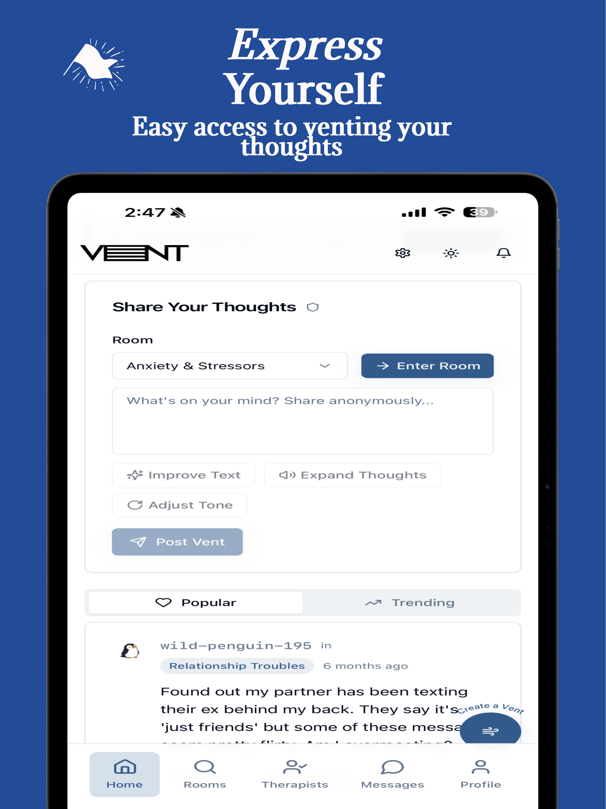 The Vent App screenshot 7