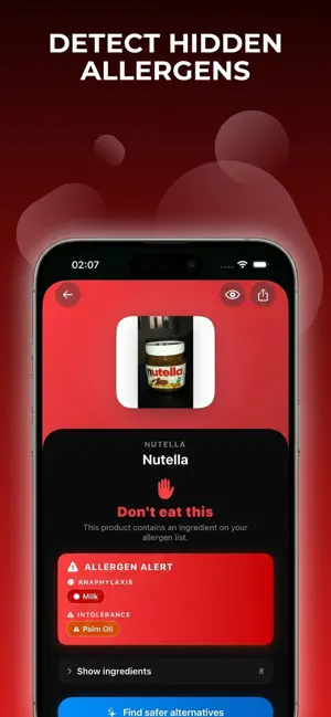 SYE: Allergen & Food Scanner screenshot 1