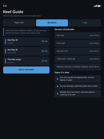 Reef Guide — When to Reef iPad screenshot