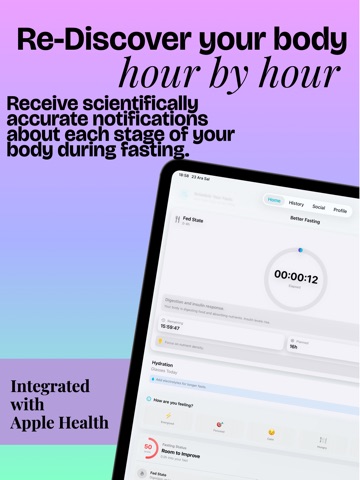Intermittent-Fasting Tracker+ iPad screenshot