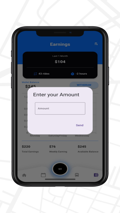 TERA Driver App Screenshot