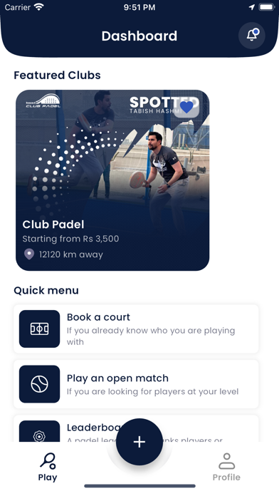 PlayPro App Screenshot