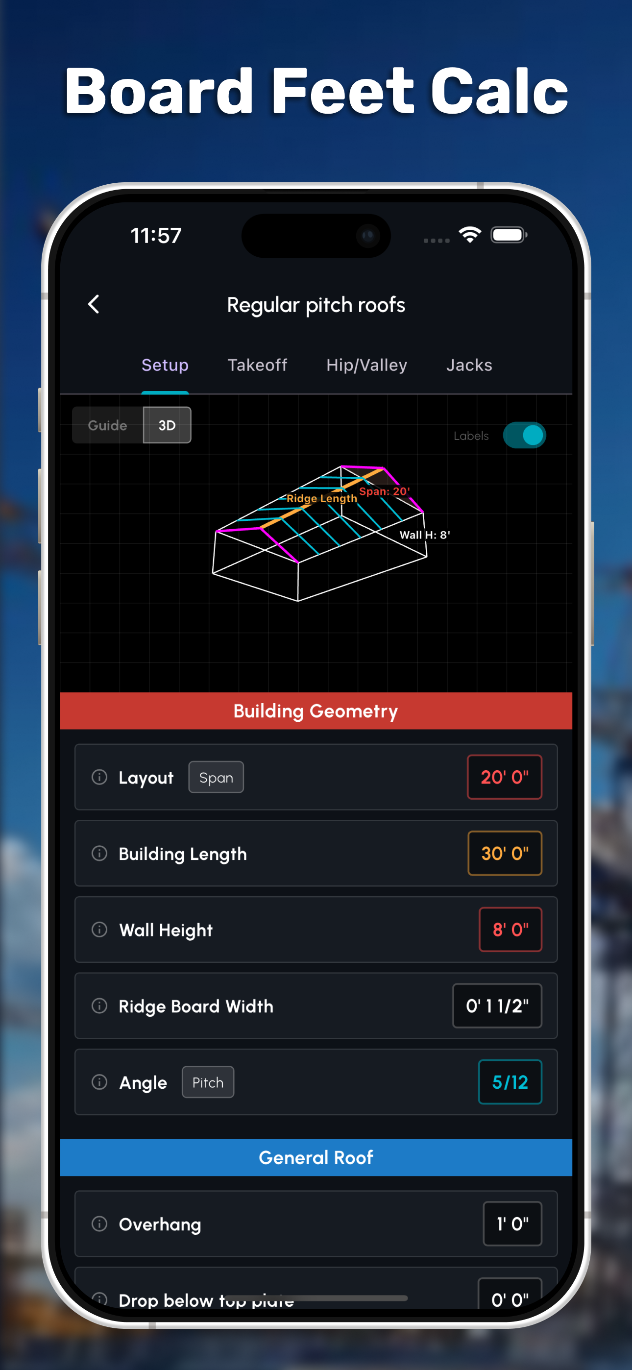 Feet Inch Construction Calc