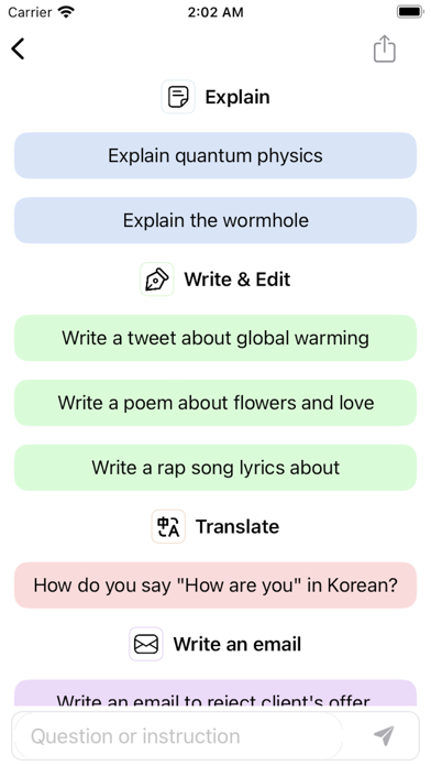 App screenshot