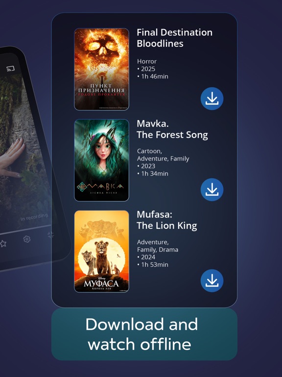 Kyivstar TV - movies & series iPad screenshot 5 - Entertainment app
