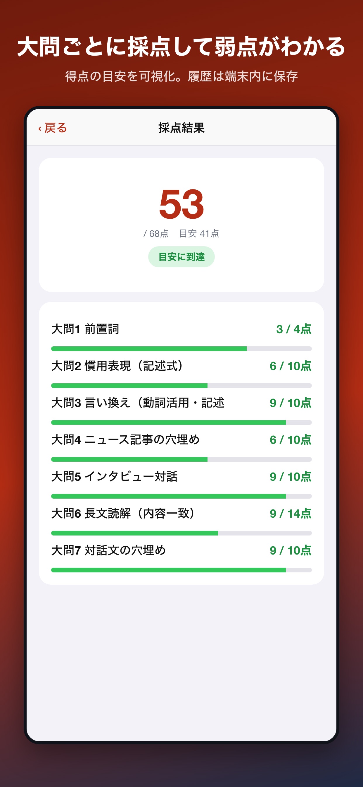 Screenshot 6 of フランス語模擬問題集 2級